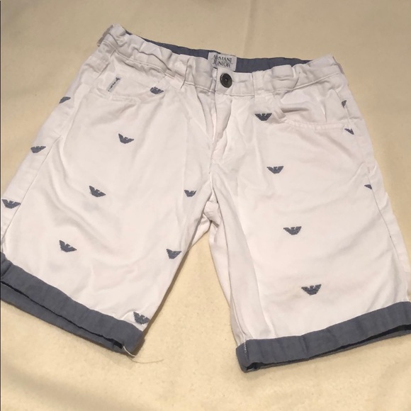 armani junior shorts